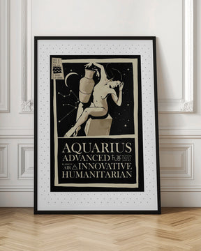 Aquarius Zodiac Poster Poster