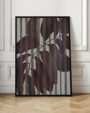 Plant And Stripes Poster