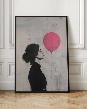 The Girl With the Pink Balloon Poster