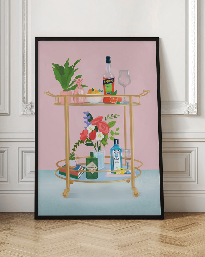 Bar Cart Poster