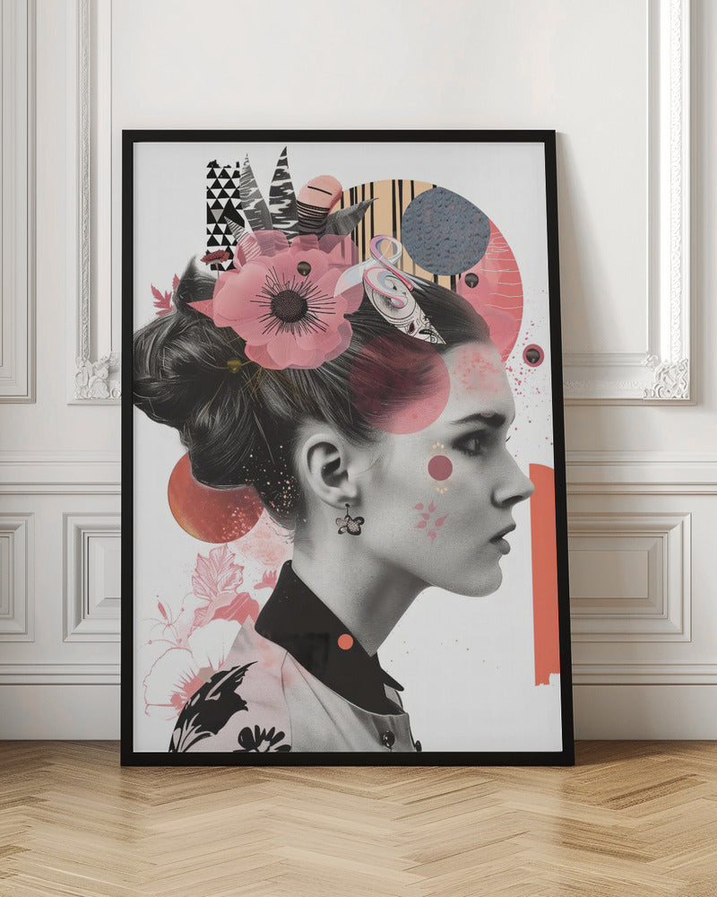 The Collage Girl No 2 Poster