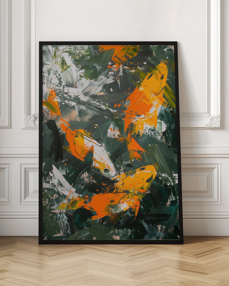 The Abstract Fishes Poster