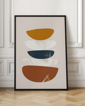 Abstract Minimalist Shapes No 1 Poster