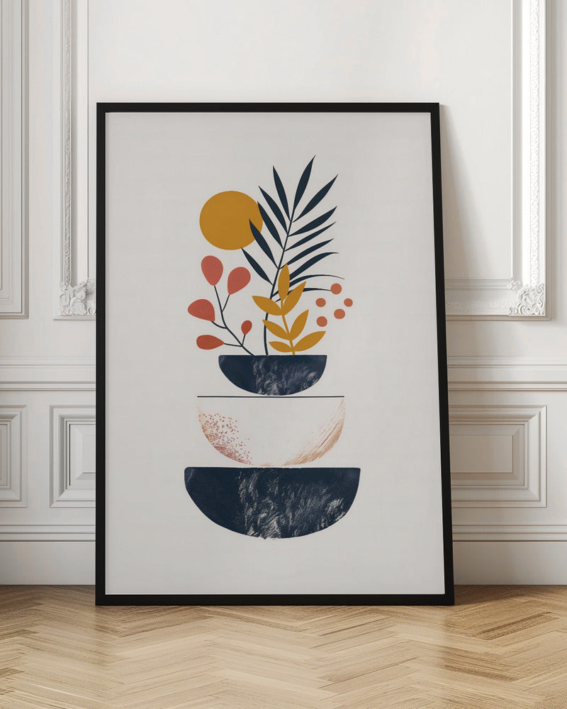 Abstract Minimalist Shapes No 3 Poster