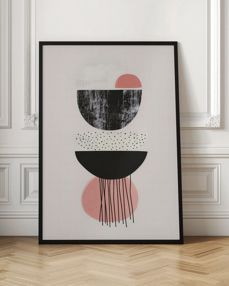 Abstract Minimalist Shapes No 5 Poster