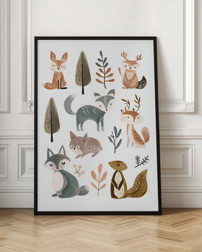 Cute Animals No 1 Poster