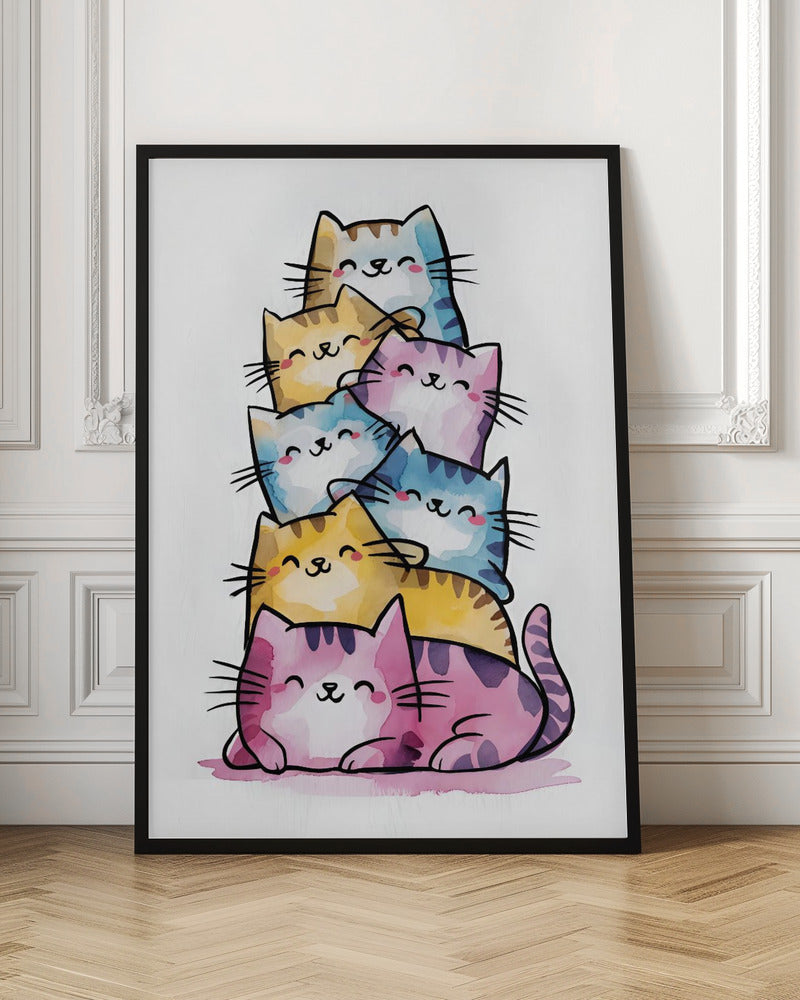 Happy Cats Poster