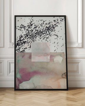 Watercolor abstract composition 7 Poster