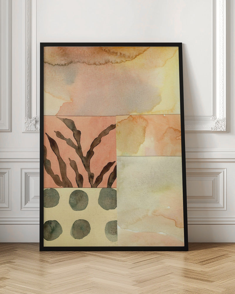 Watercolor abstract composition 9 Poster