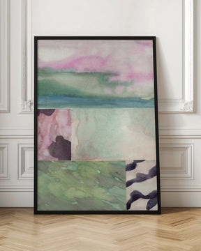 Watercolor abstract composition 10 Poster