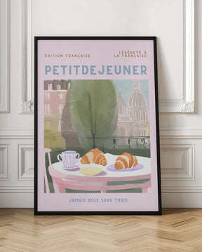 Petit Dejeuner Poster