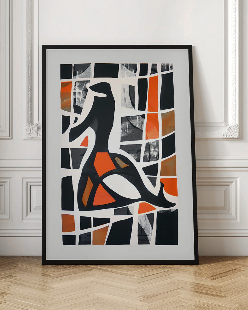 Geometric Aviary Poster