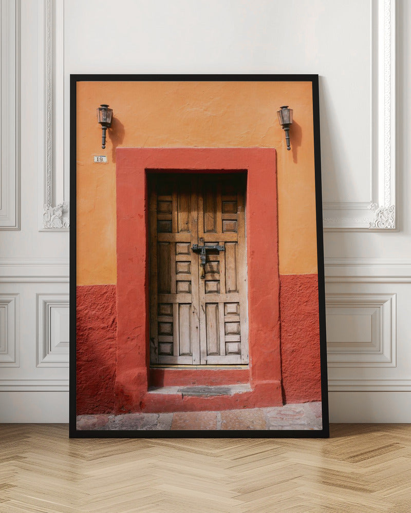 San Miguel de Allende Door | Mexico Travel Photography Poster