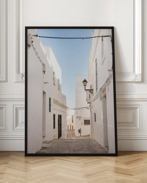 The White town of Vejer de La Frontera Poster