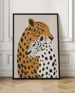 Leopard Mom Poster