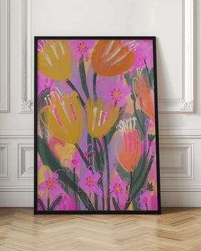 Wild Flower Field Poster