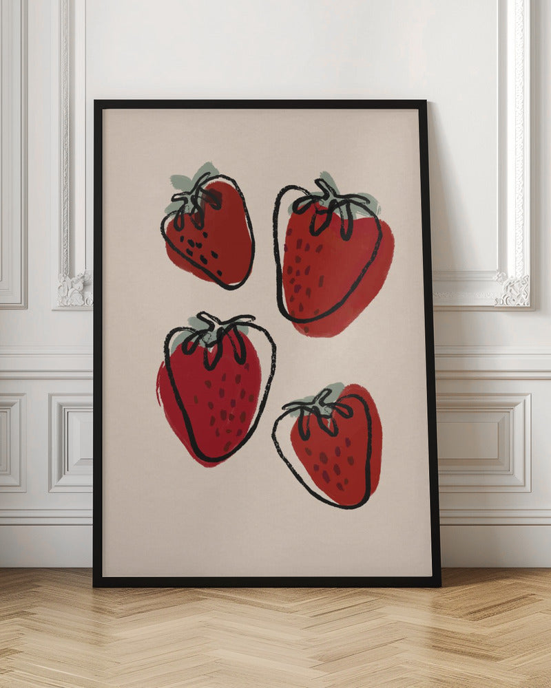 Strawberries Poster