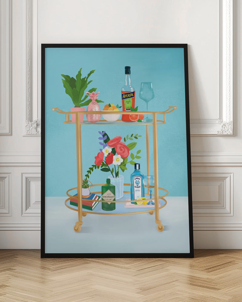 Bar Cart Poster