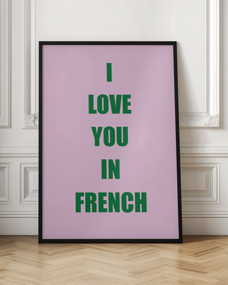 Frenchlovegreen Ratioiso Poster