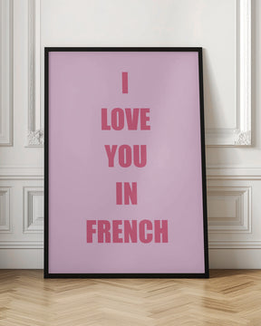 Frenchlovepink Ratioiso Poster