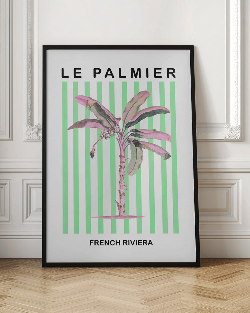 Stripedpalmpurplepink Ratioiso Poster