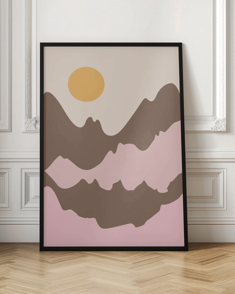 Abstractsunset Ratioiso Poster