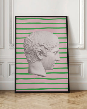 Ancientstatuestripes Ratio2x3 Poster