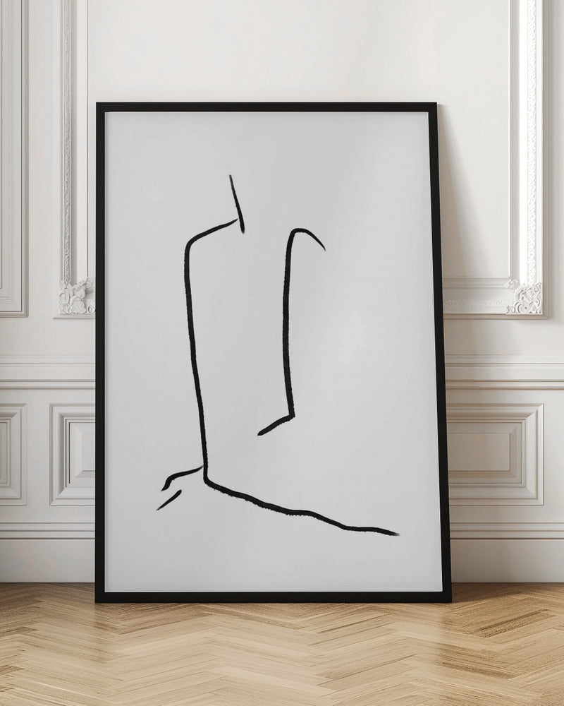 Bwwomanlineart Ratioiso Poster