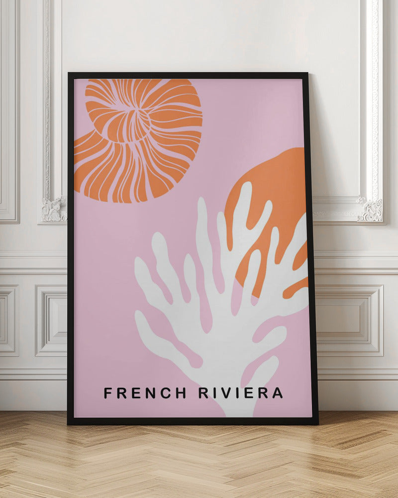 Rivierapinkorange Ratioiso Poster