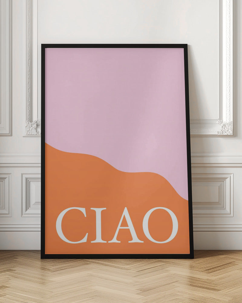 Ciaopinkorange Ratioiso Poster