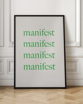 Manifest Green   Std Poster