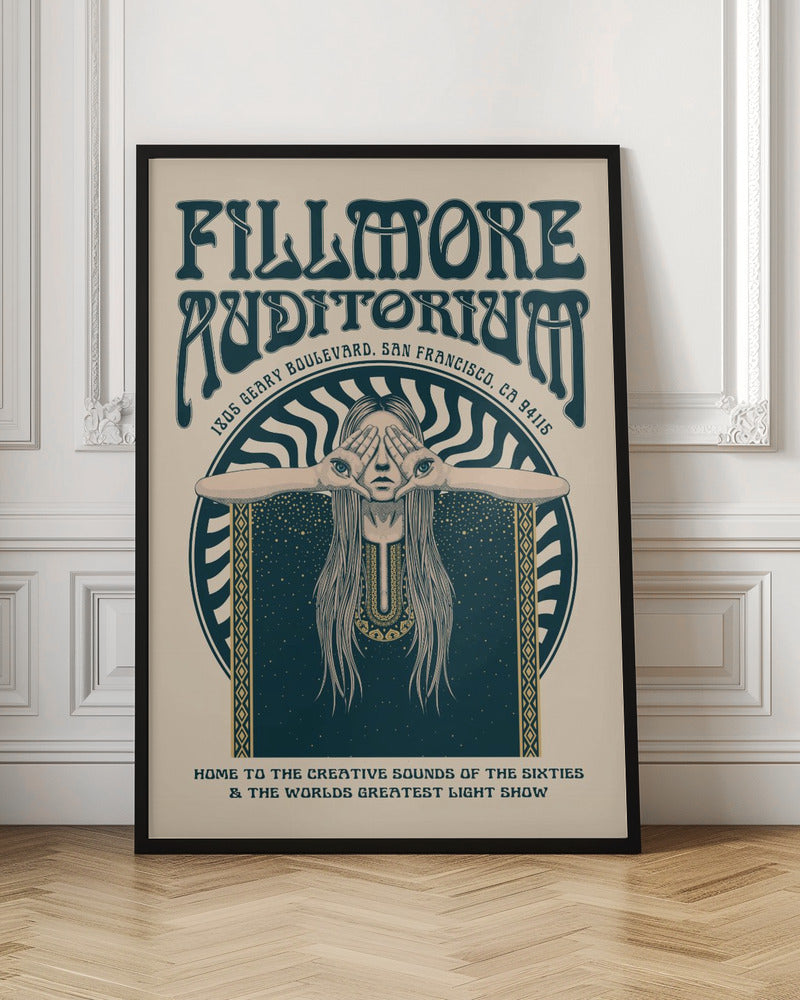 Fillmore Auditorium Psychedelic Poster