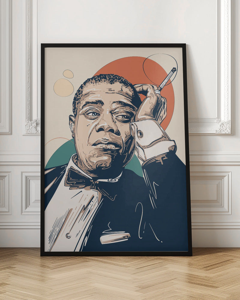 Louis Armstrong Portrait Poster