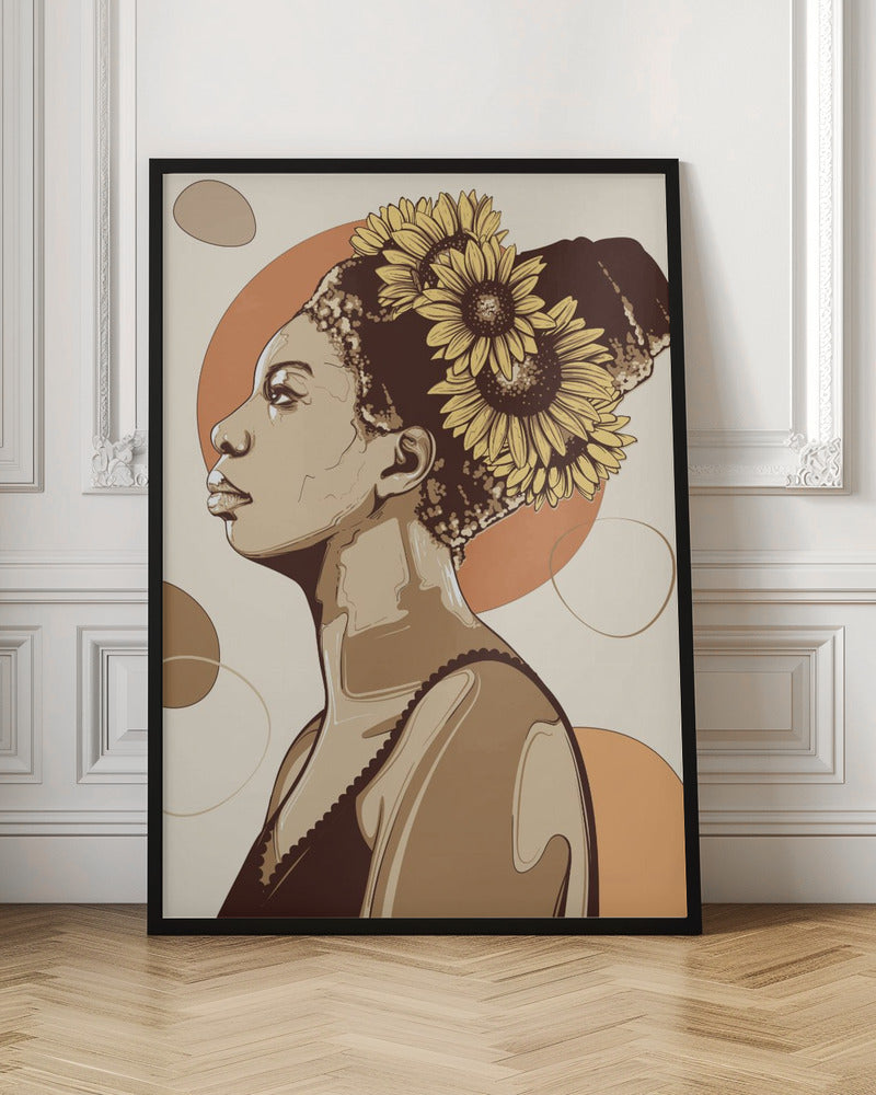 Nina Simone Portrait Poster