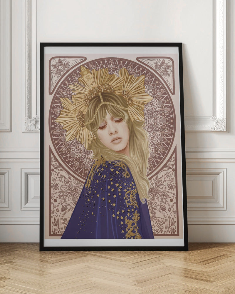 Stevie Nicks Mucha Poster