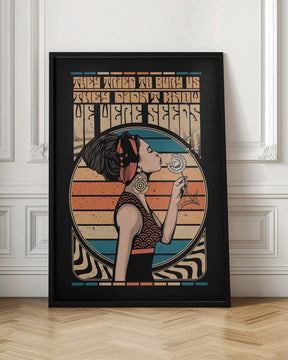 Peace Hippie Quote Poster