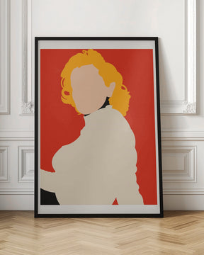 Marilyn Monroe Minimalist Pop Art Poster