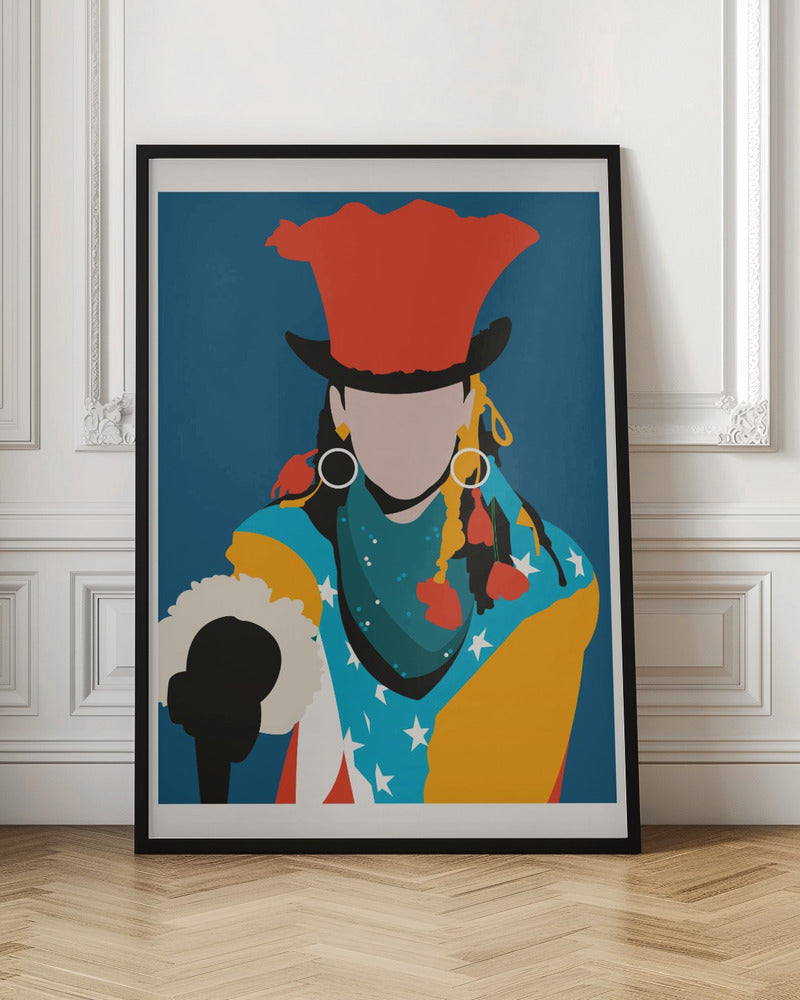 Boy George Minimalist Pop Art Poster