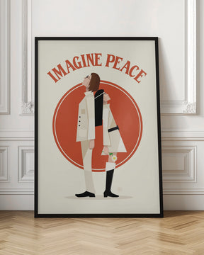 Imagine Peace Minimalist Poster