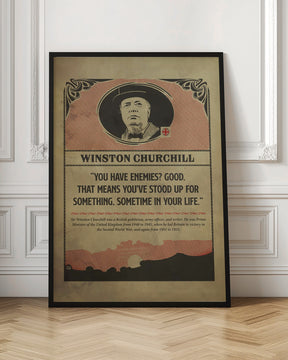 Churchill Print Poster