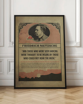 Nietzsche Poster Poster