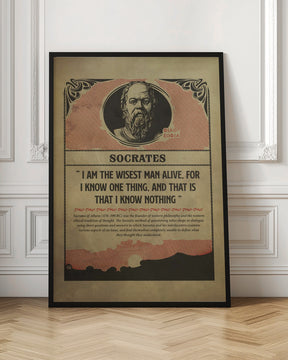 Socrates Print Poster