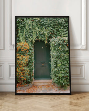 Ivy Covered House In Montmartre Paris Poster