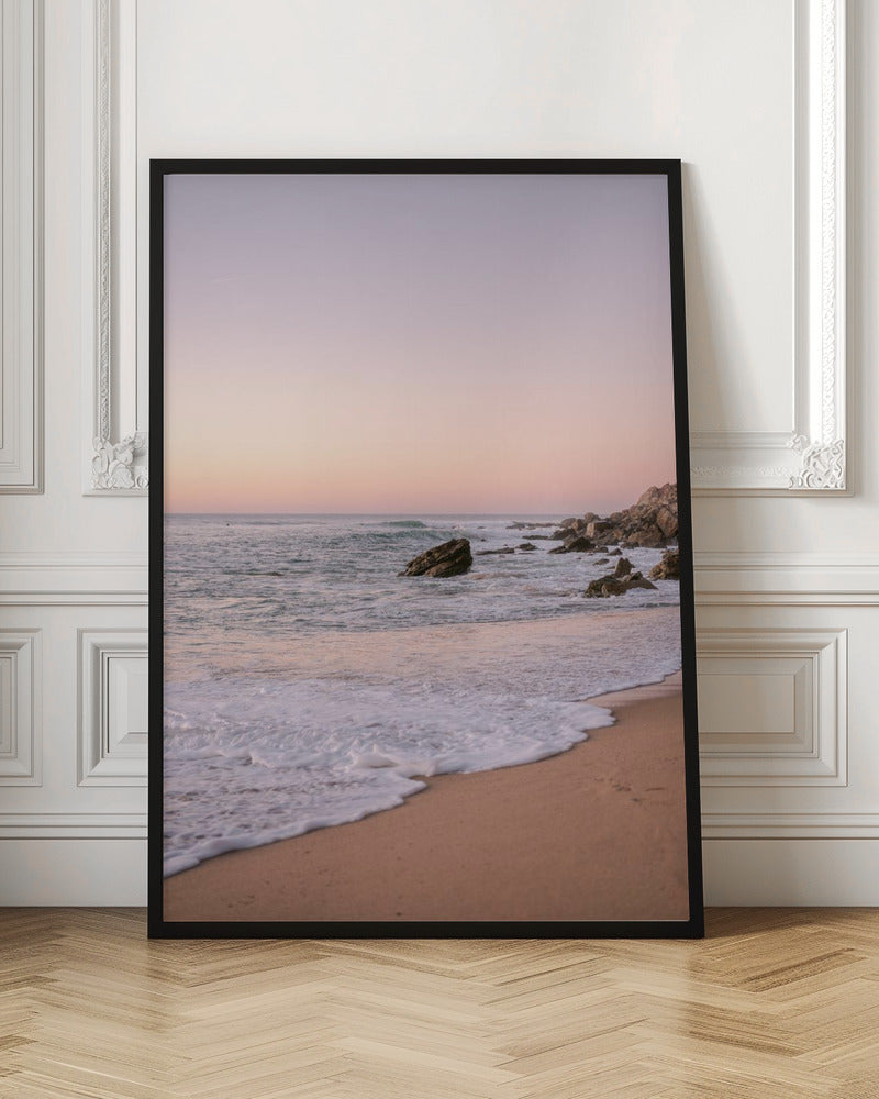 Pastel Portugal Coast Poster