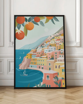 Positano Coast Italy Poster