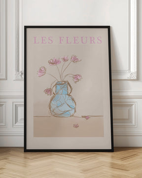 Les fleurs still life painting Poster