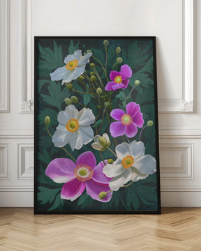 Anemone Flowers Poster