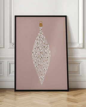 Ornament On Pink 2 Poster