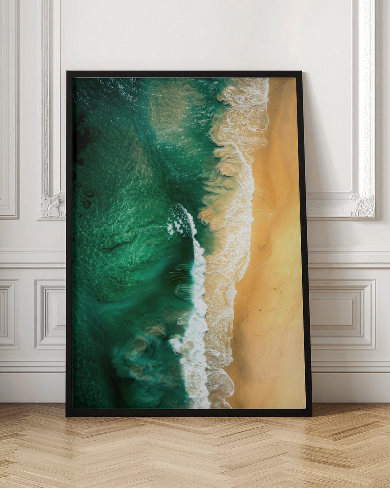 Photography Green Ocean Poster