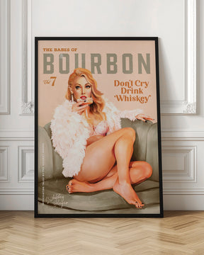 Babes of Bourbon Vol 7 Sexy Vintage Whiskey Pinup Girl Poster